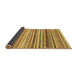 Sideview of Abstract Brown Modern Rug, abs2226brn