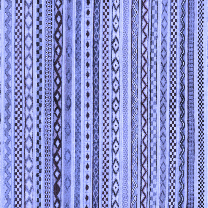 Square Abstract Blue Modern Rug, abs2226blu