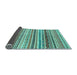 Sideview of Abstract Light Blue Modern Rug, abs2226lblu