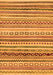 Machine Washable Abstract Orange Modern Area Rugs, wshabs2226org