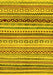 Abstract Yellow Modern Rug, abs2226yw