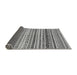 Sideview of Abstract Gray Modern Rug, abs2226gry