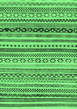 Abstract Emerald Green Modern Rug, abs2226emgrn