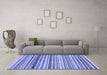 Machine Washable Abstract Blue Modern Rug in a Living Room, wshabs2226blu