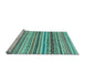 Sideview of Machine Washable Abstract Light Blue Modern Rug, wshabs2226lblu