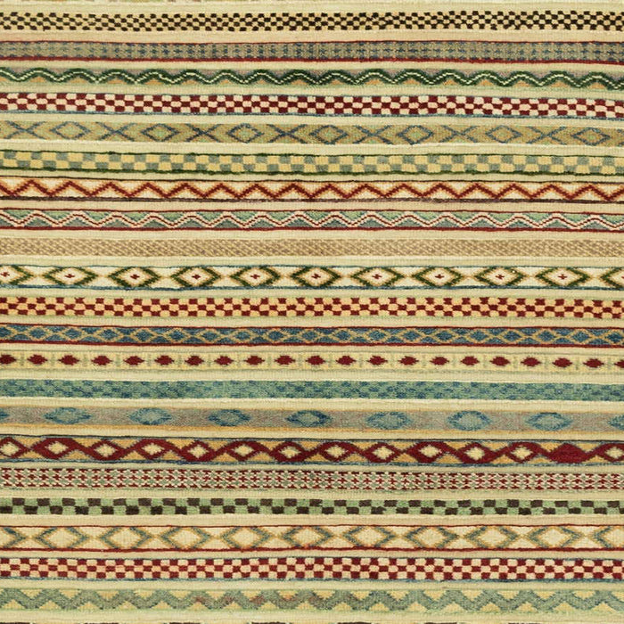 Square Abstract Chrome Gold Yellow Modern Rug, abs2226