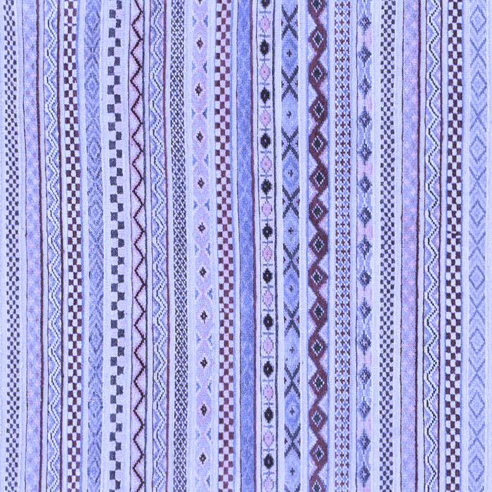 Square Abstract Blue Modern Rug, abs2227blu