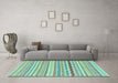 Machine Washable Abstract Light Blue Modern Rug in a Living Room, wshabs2227lblu