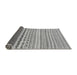 Sideview of Abstract Gray Modern Rug, abs2227gry