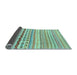 Sideview of Abstract Light Blue Modern Rug, abs2227lblu