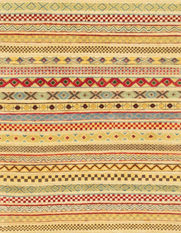 Abstract Chocolate Brown Modern Rug, abs2227