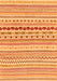 Abstract Orange Modern Rug, abs2227org