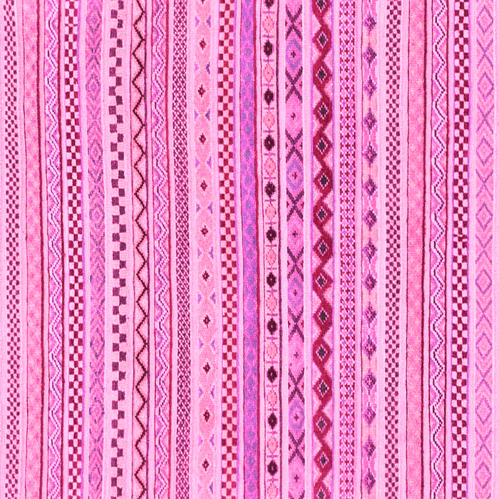 Square Abstract Pink Modern Rug, abs2227pnk