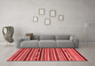 Country Red Washable Rugs