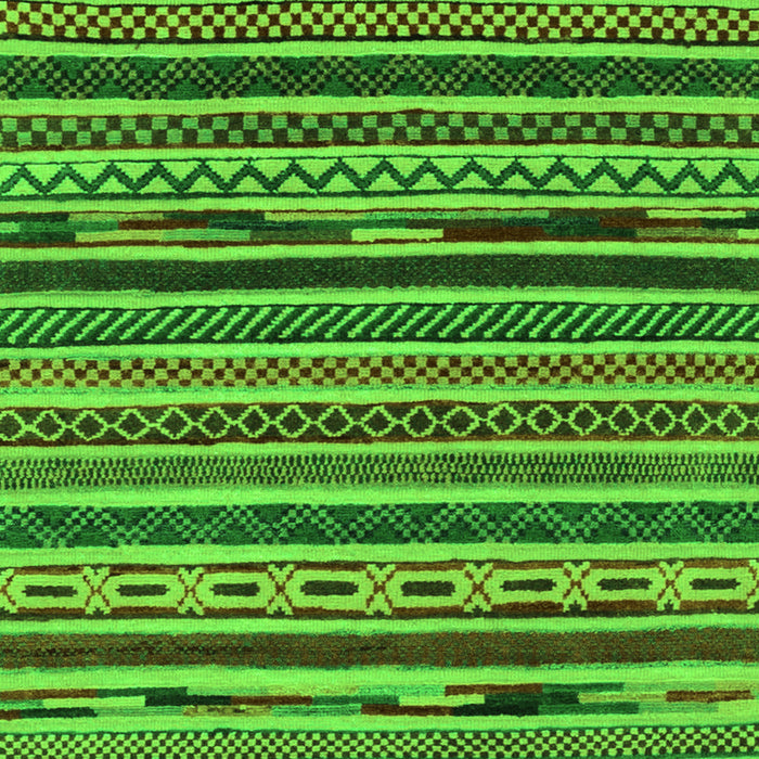 Southwestern Green Country Rug, abs2228grn