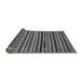 Sideview of Southwestern Gray Country Rug, abs2228gry