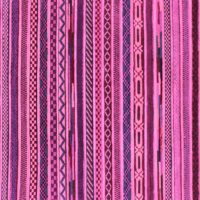 Square Machine Washable Southwestern Pink Country Rug, wshabs2228pnk