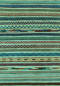 Southwestern Light Blue Country Rug, abs2228lblu