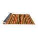 Sideview of Southwestern Orange Country Rug, abs2228org