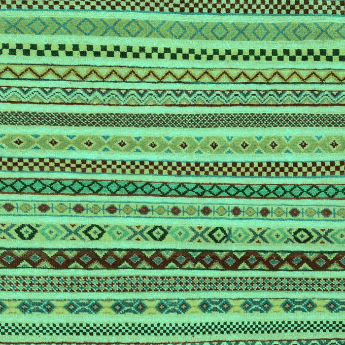 Machine Washable Abstract Turquoise Modern Area Rugs, wshabs2229turq