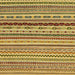 Square Abstract Saffron Yellow Modern Rug, abs2229