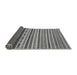 Sideview of Abstract Gray Modern Rug, abs2229gry