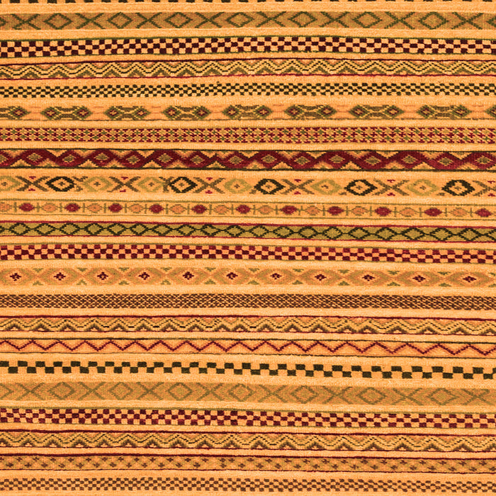 Square Abstract Orange Modern Rug, abs2229org