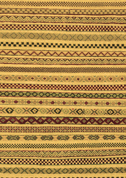 Abstract Brown Modern Rug, abs2229brn
