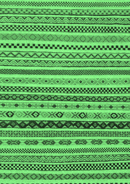 Abstract Emerald Green Modern Rug, abs2229emgrn