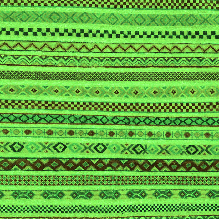 Abstract Green Modern Rug, abs2229grn