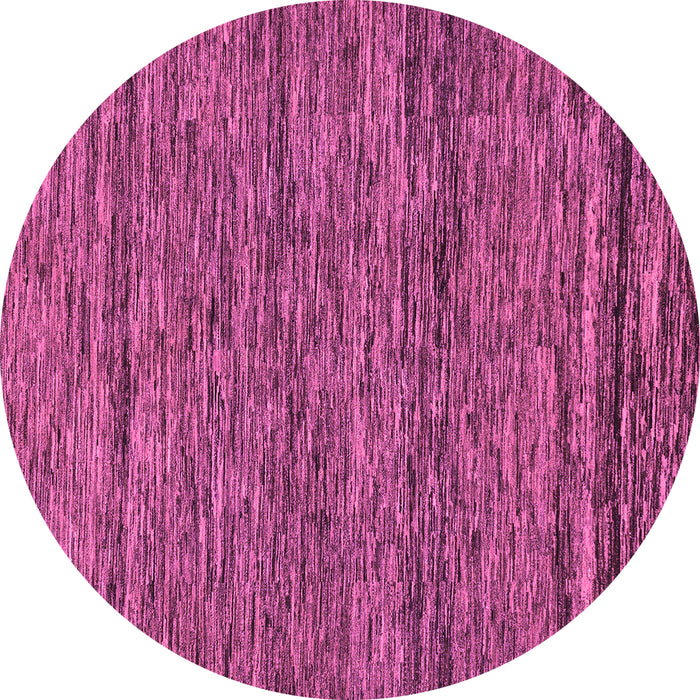 Round Machine Washable Abstract Purple Modern Area Rugs, wshabs222pur