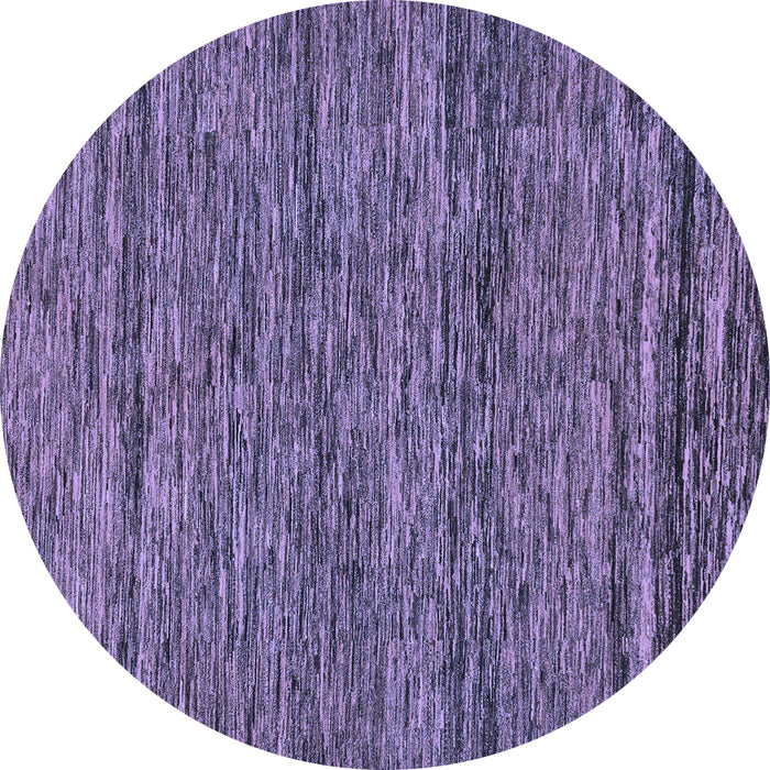 Round Machine Washable Abstract Blue Modern Rug, wshabs222blu