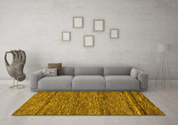 Machine Washable Abstract Yellow Modern Rug, wshabs222yw