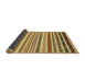 Sideview of Abstract Light Brown Modern Rug, abs2230