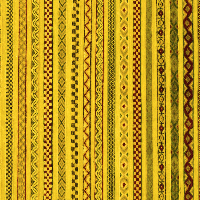 Square Machine Washable Abstract Yellow Modern Rug, wshabs2230yw