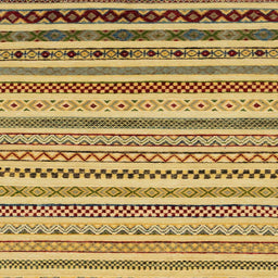 Square Machine Washable Abstract Light Brown Rug, wshabs2230