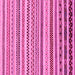 Square Abstract Pink Modern Rug, abs2230pnk