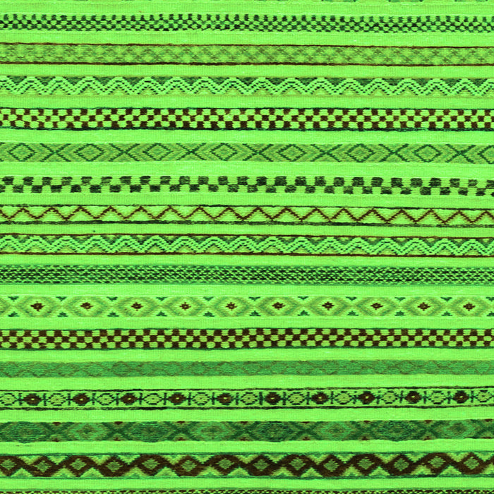 Square Machine Washable Abstract Green Modern Area Rugs, wshabs2230grn