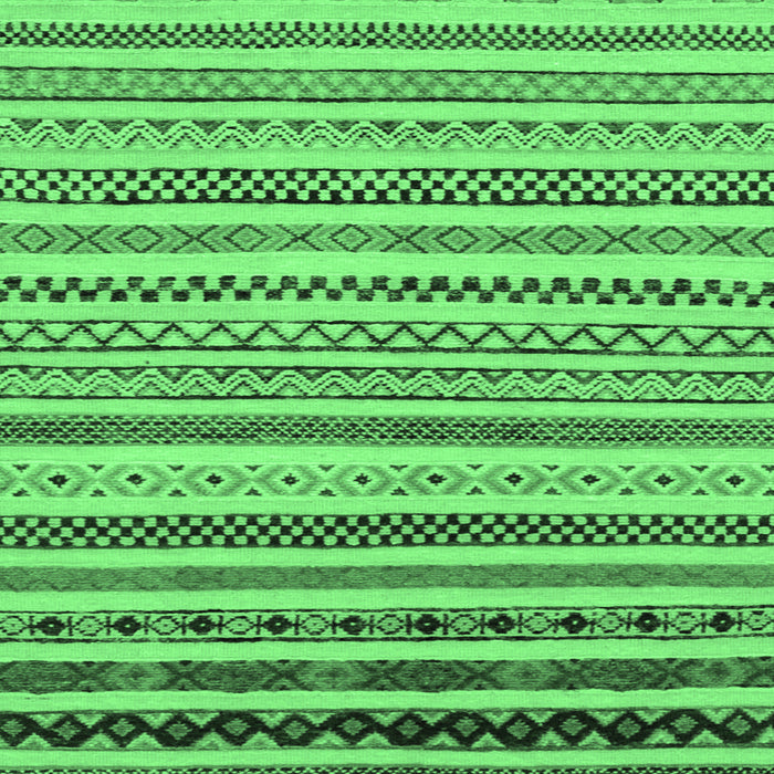 Square Machine Washable Abstract Emerald Green Modern Area Rugs, wshabs2230emgrn