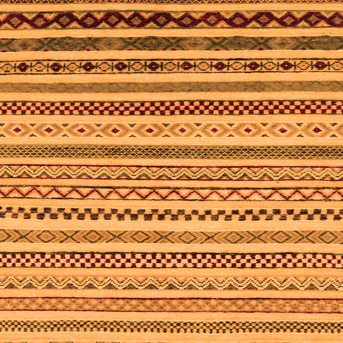 Square Abstract Orange Modern Rug, abs2230org