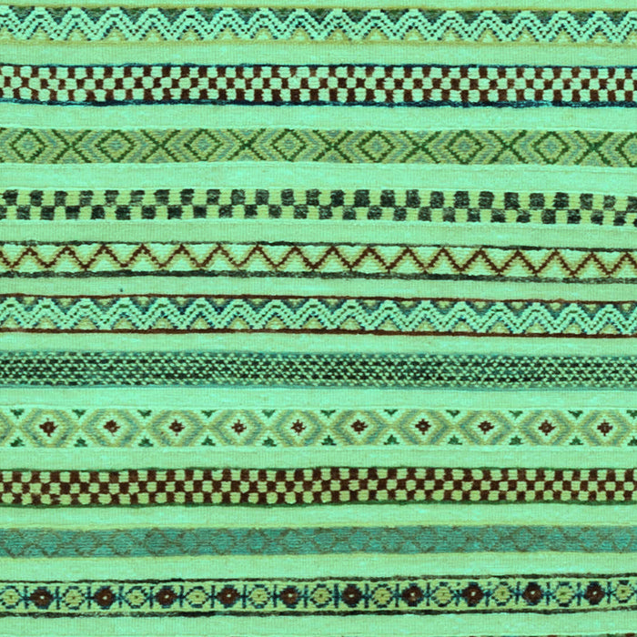 Machine Washable Abstract Turquoise Modern Area Rugs, wshabs2230turq