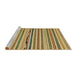 Sideview of Machine Washable Abstract Light Brown Rug, wshabs2231