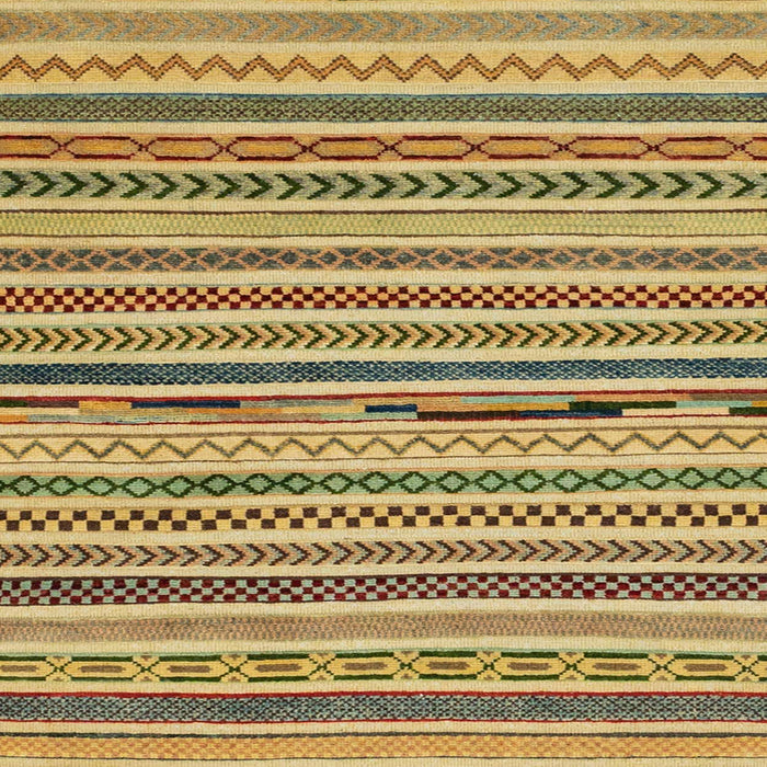 Square Abstract Light Brown Modern Rug, abs2231