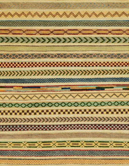 Abstract Light Brown Modern Rug, abs2231