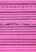 Machine Washable Abstract Pink Modern Rug, wshabs2231pnk