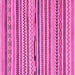 Square Abstract Pink Modern Rug, abs2231pnk