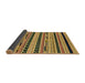 Sideview of Abstract Reddish Brown Modern Rug, abs2232