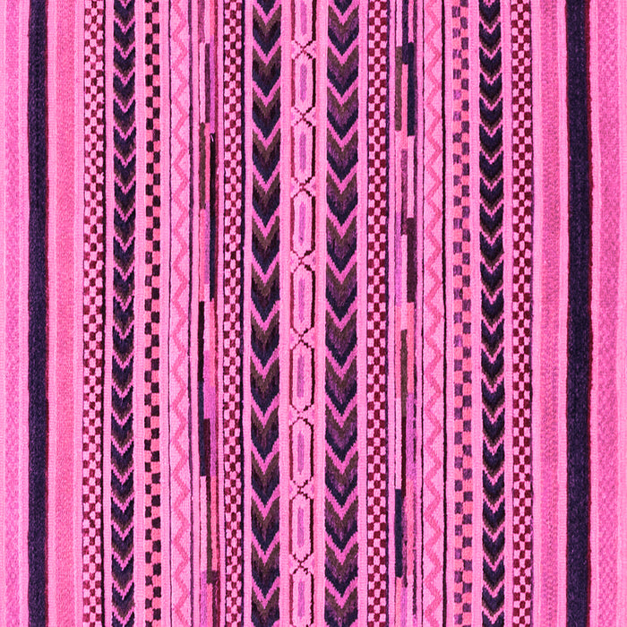 Square Machine Washable Abstract Pink Modern Rug, wshabs2232pnk