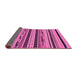 Sideview of Abstract Pink Modern Rug, abs2232pnk