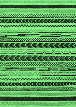 Abstract Emerald Green Modern Rug, abs2232emgrn